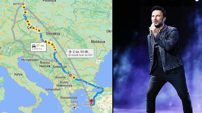 2600 kilometre öteden Tarkan konserine... İzmir'e akın var!