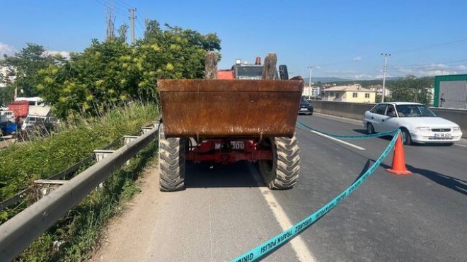 78'lik bisikletli iş makinesi kurbanı oldu!