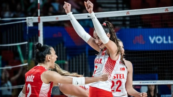 A Milli Kadın Voleybol Takımı, Kanada’ya set vermedi