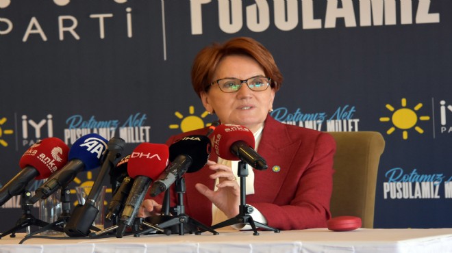 Akşener: İttifak sistemini reddediyoruz