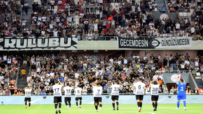 Altay uzun zaman sonra taraftarına kavuşuyor