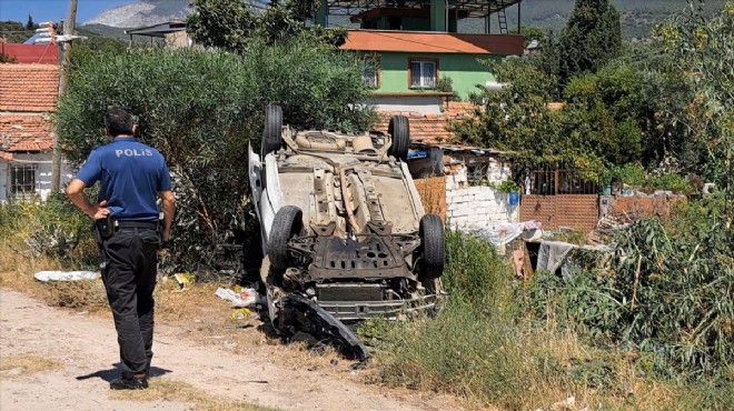 Araç takla attı: 2 kişi yaralandı