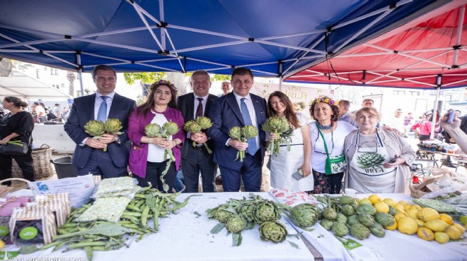 Başkan Tugay'dan Enginar Festivali'nde 'kalkınma' vurgusu