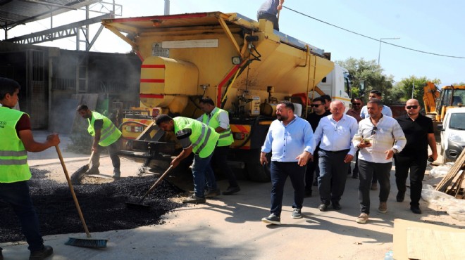 Başkan Turan sahaya indi... Çalışmaları yerinde inceledi!