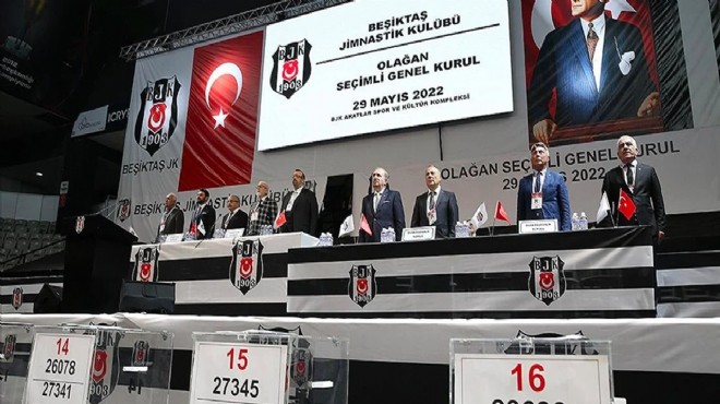 Beşiktaş'ın seçim tarihi değişti!