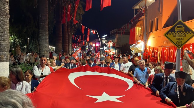 Bodrum'da Cumhuriyet coşkuyla kutlandı