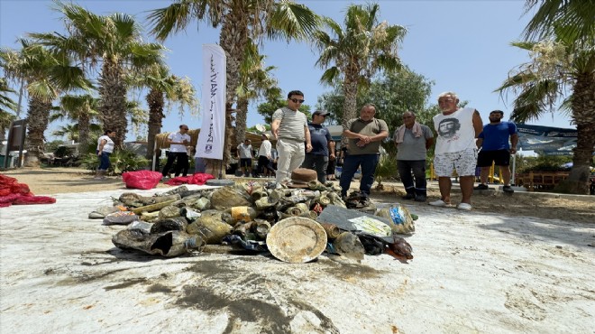 Bodrum'da denizin dibinden 103 kilo atık çıktı!