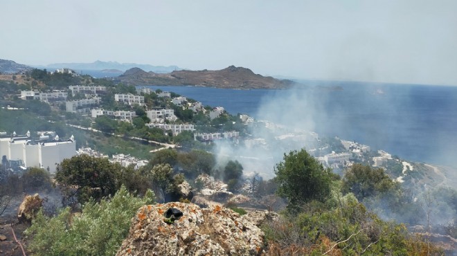 Bodrum'da makilik yangınına Nefes'le müdahale