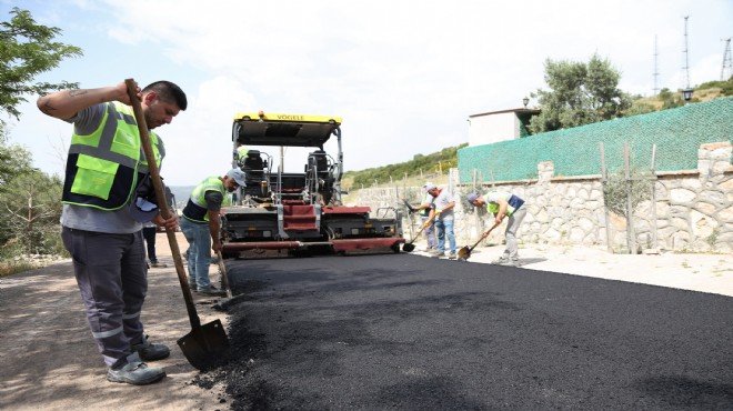 Bornova’da asfalt rekoru