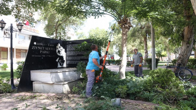 Bornova’da parklar yaza hazır