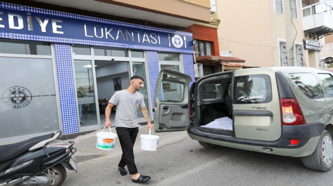 Buca'da kalan yemekler patili dostlara!