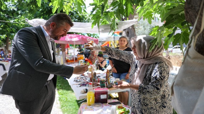 Buca’da Üretici Kadın Pazarı ilgi görüyor