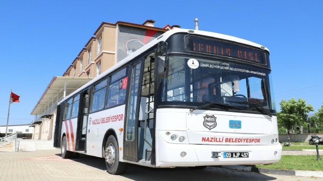 Büyükşehir'den Nazilli Belediyespor'a otobüs