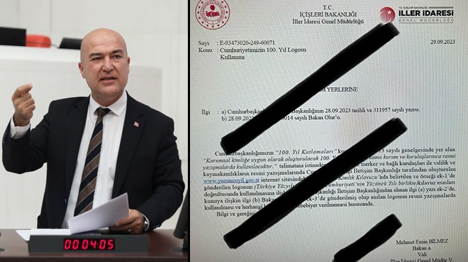 CHP'li Bakan talimatı paylaştı: 'Türkiye Yüzyılı' logosu resmi yazışmalarda kullanılacak