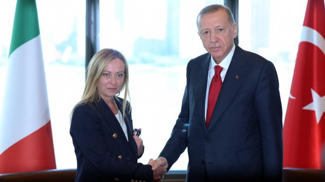 Cumhurbaşkanı Erdoğan, İtalya Başbakanı Giorgia Meloni ile görüştü