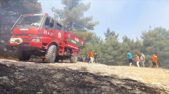 Denizli'deki orman yangını kontrol altına alındı