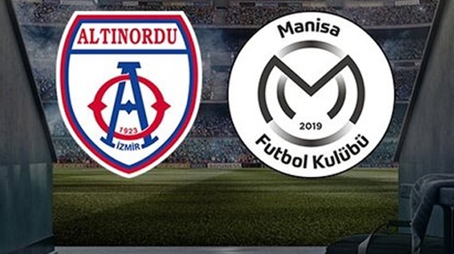 Altınordu'nun konuğu Manisa FK