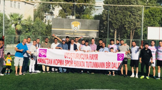 Ege Mahallesi'nde uyuşturucu karşıtı turnuva