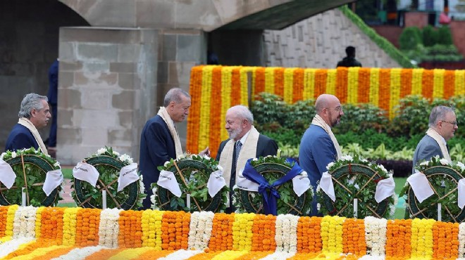 Erdoğan'dan Gandhi'nin mezarına ziyaret