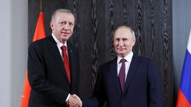 Erdoğan'dan Rus lider Putin'e destek