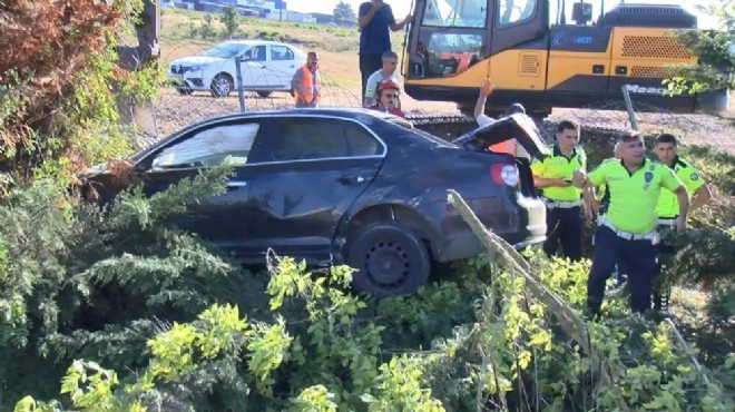 Feci kaza: 50 metre yüksekten uçtu!