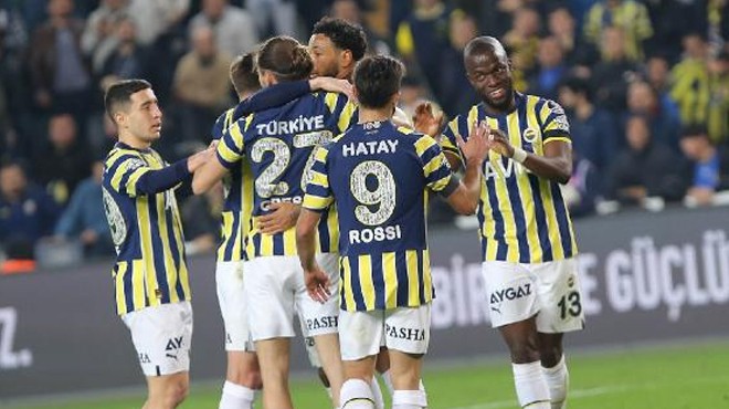 Fenerbahçe erteleme maçında Konyaspor'u yendi