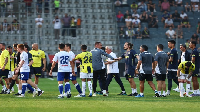 Fenerbahçe, hazırlık maçında mağlup!