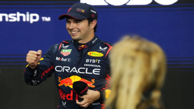 Formula 1'de zafer Sergio Perez'in!