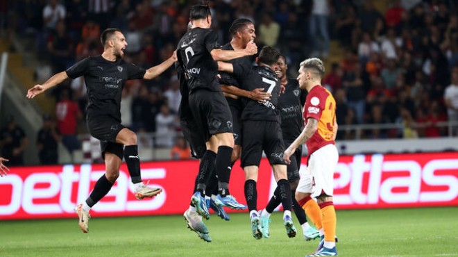 Galatasaray Hatay'a takıldı