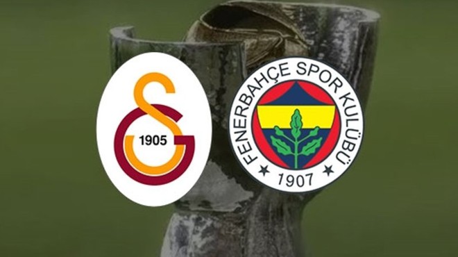 Galatasaray ile Fenerbahçe TFF Süper Kupa maçını devre arasında oynayacak