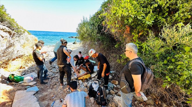 Göçmenler Yunanistan diye Datça'ya bırakıldı!