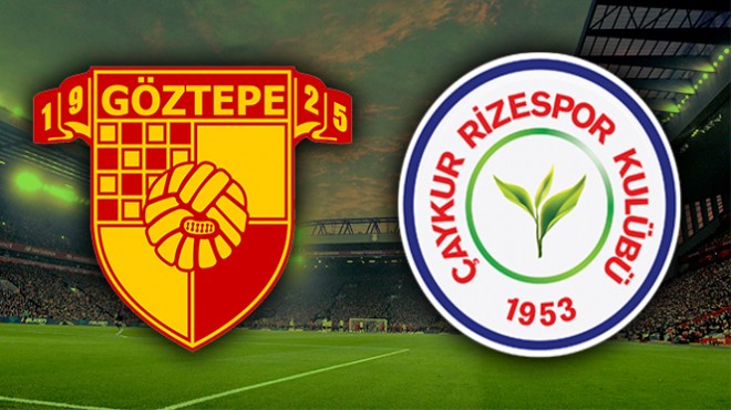 Göztepe, Rize'de 3 puan peşinde!