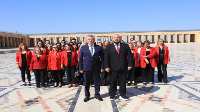 Güzelbahçe'den tam kadro Anıtkabir çıkarması!