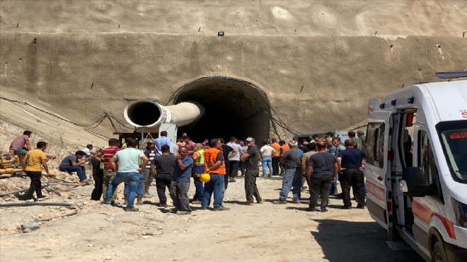 Tünel inşaatında gaz sızıntısı... 1 işçi can verdi!