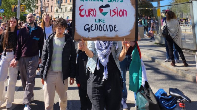 İsveç'te Eurovision protestosu!