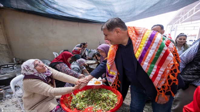 Kayadibi'ndeki Hıdırellez şenliğine Başkan Tugay sürprizi