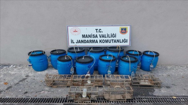 Manisa'da 7 bin 500 litre kaçak içki ele geçirildi