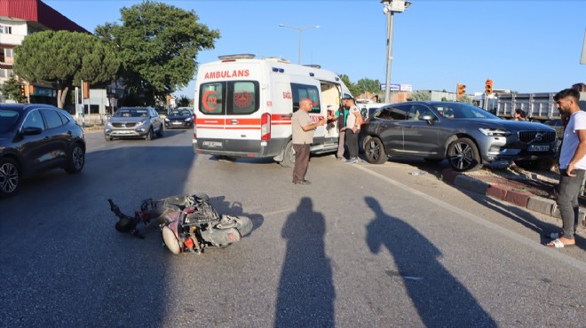 Manisa'da trafik kazasında bir çocuk yaralandı