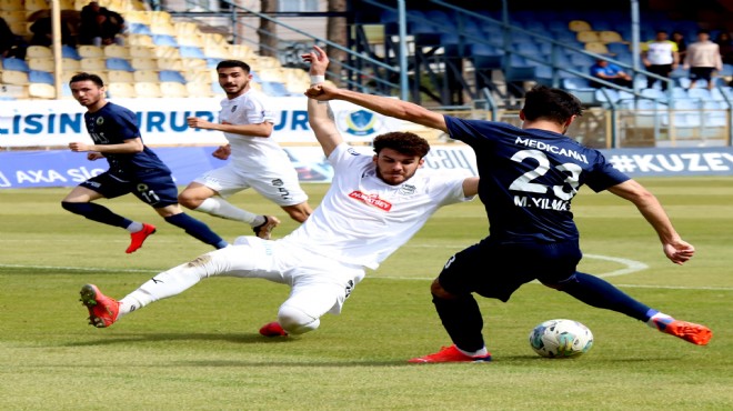 Menemenspor, Nazilli Belediyespor ile berabere kaldı