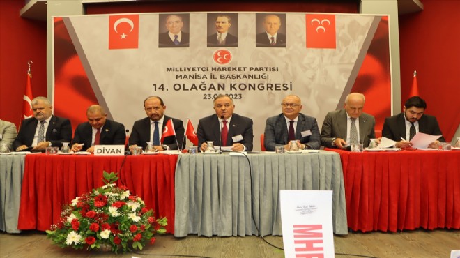 MHP Manisa'da kongre tamamlandı