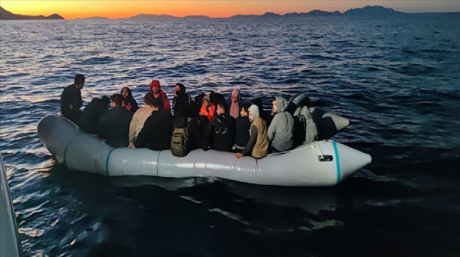 Muğla açıklarında 24 düzensiz göçmen kurtarıldı