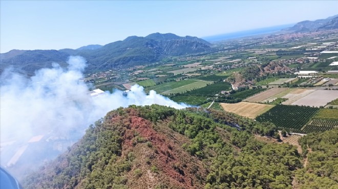 Muğla'da ormanlık alanda çıkan yangın söndürüldü!