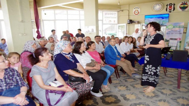 Neptün Soyer Ödemiş'te kooperatifçiliği anlattı