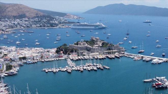 Norwegian Jade ile Bodrum'a 2 bin 588 yolcu geldi