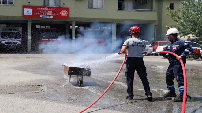 Ödemiş'te yangınlara hazırlık