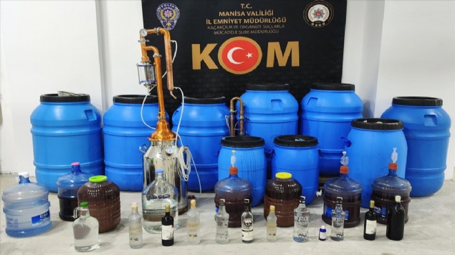 Ölüm içkisi baskını: 6 bin 643 litre ele geçirildi