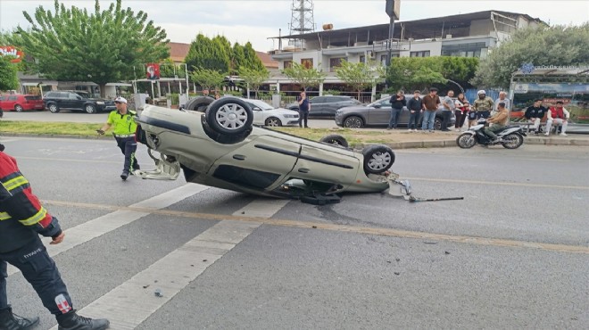 Otomobil takla attı: Sürücüsüne mezar oldu!