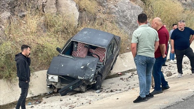 Otomobille çarpıştı... Motosikletlinin acı sonu!