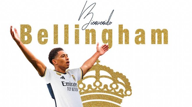 Real Madrid, Bellingham'ı resmen açıkladı!