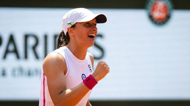 Roland Garros'ta tek kadınlar şampiyonu Iga Swiatek